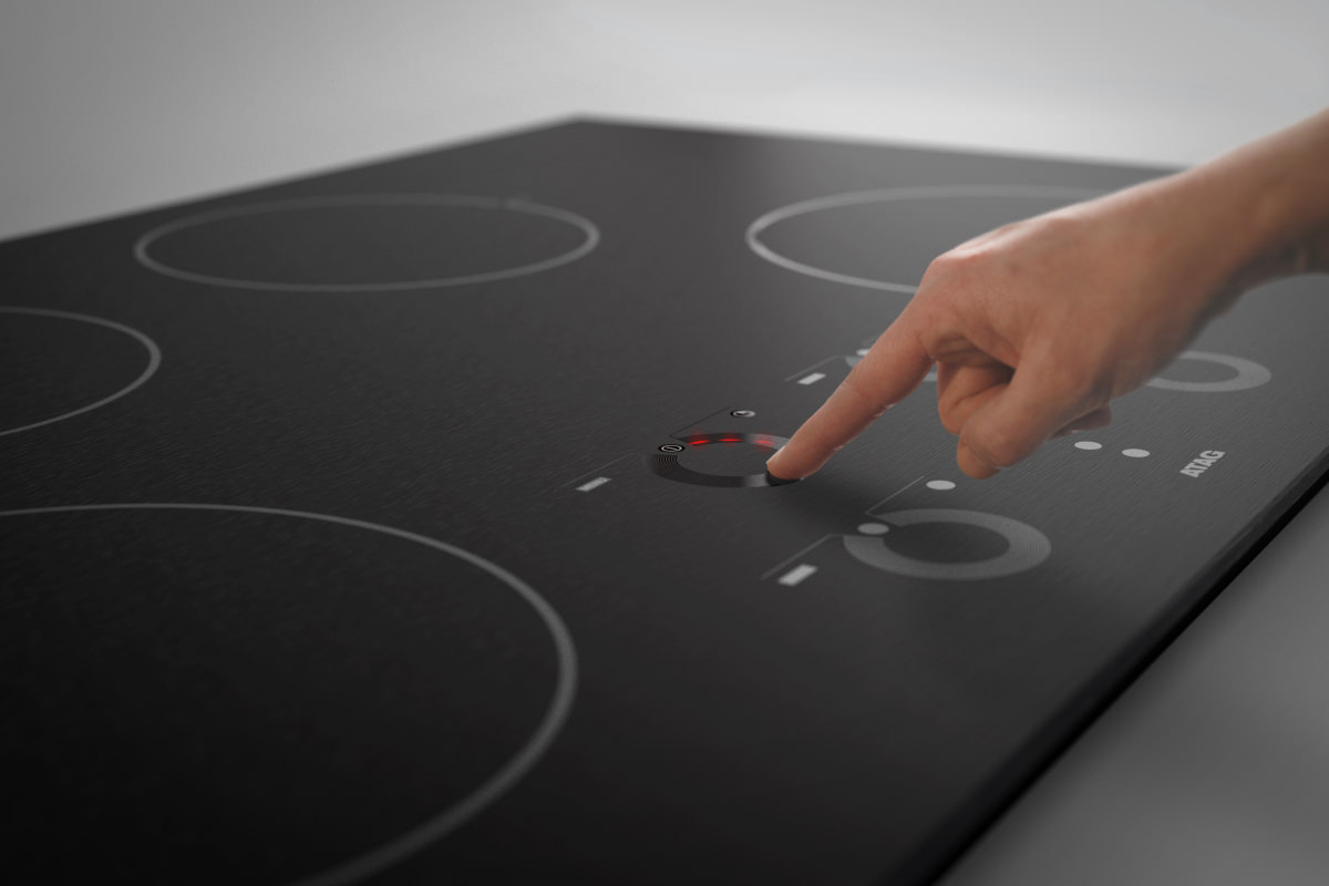 ATAG induction matt-finished cooktop designed by WAACS